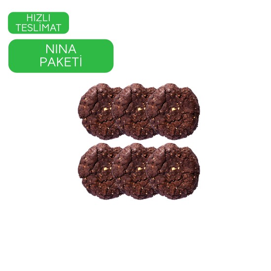 Nina 8li Kutu - Çikolatalı ve Cevizli Kurabiye