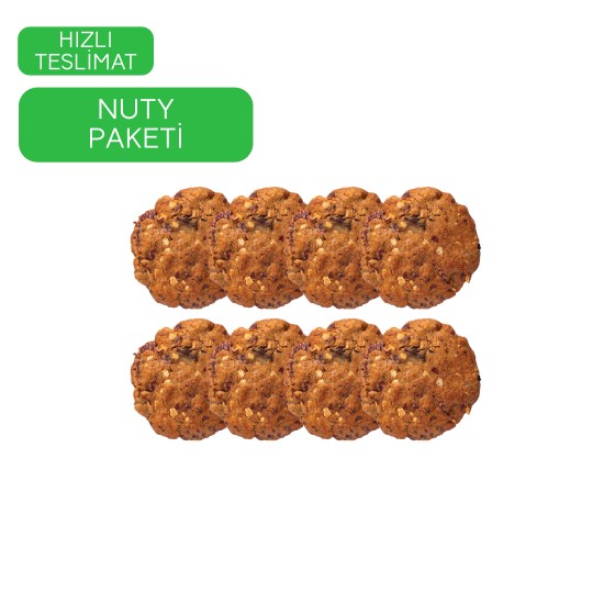 Nuty 8li Box - Bademli ve Hurmalı Cookie