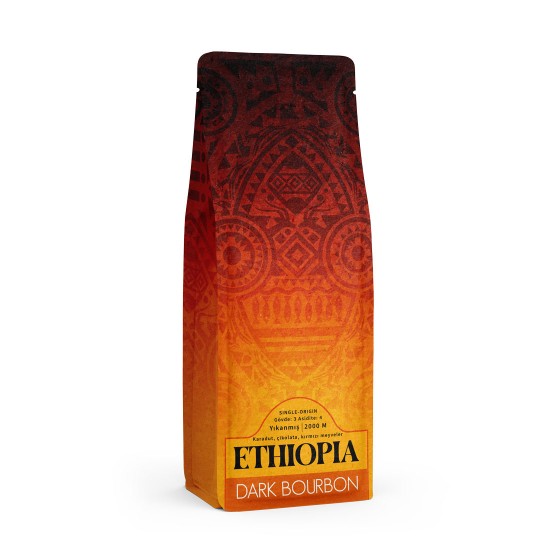 Dark Bourbon Espresso Çekirdek - Ethiopia - 1 kg