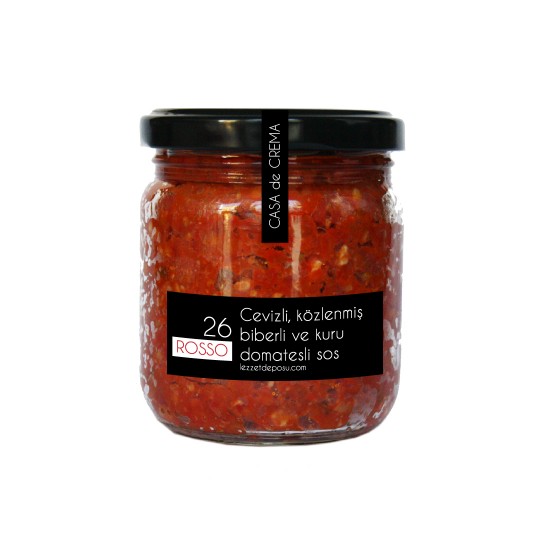 No26 Cevizli, közlenmiş biberli ve kuru domatesli sos