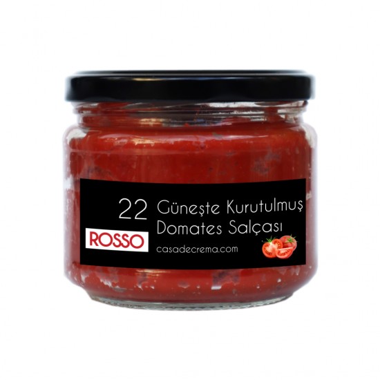 Rosso No 22 - Güneşte Kurutulmuş Domates Salçası - 300 gr